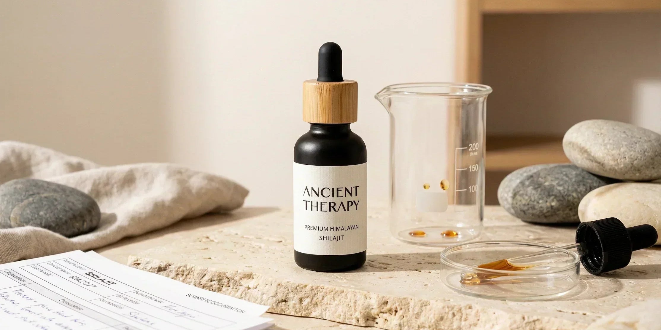 Lab-tested Shilajit intended for safe daily use with batch-specific quality control