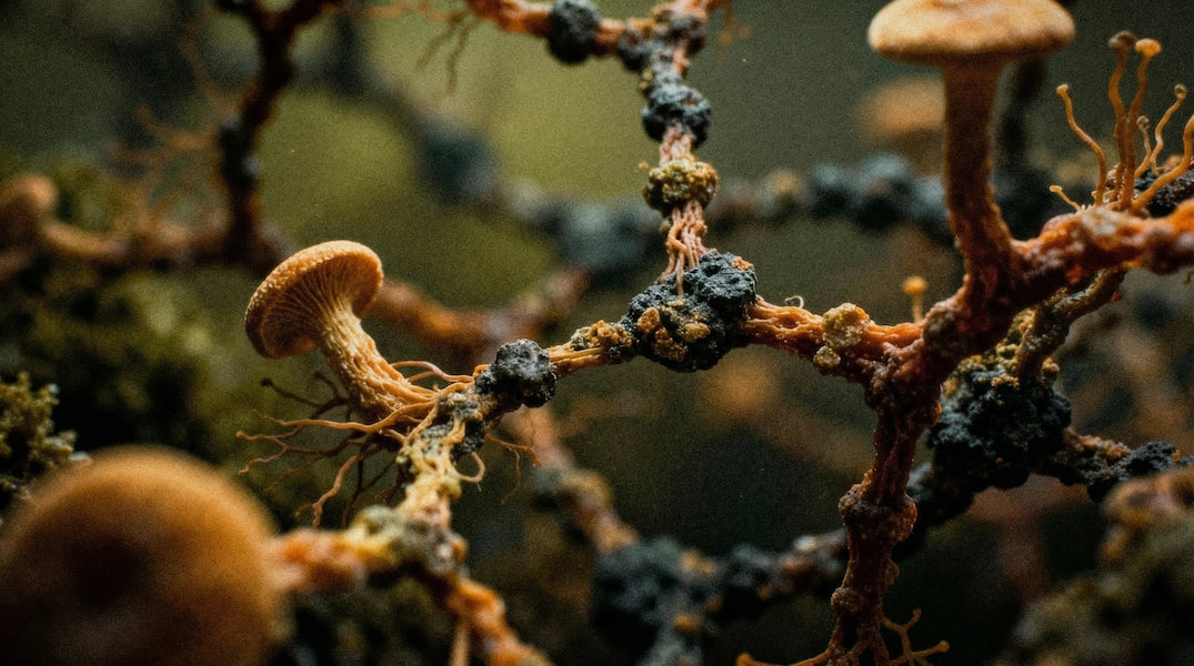 A microscopic abstract visualization of thrid party labtested