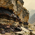 raw shilajit in himalayan mountains